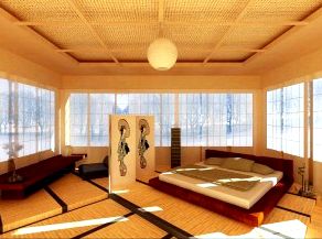 Спальня в японском стиле и оформление спального интерьера в японском стиле