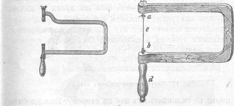 Столярный инструмент Рис. 19. Лобзик.