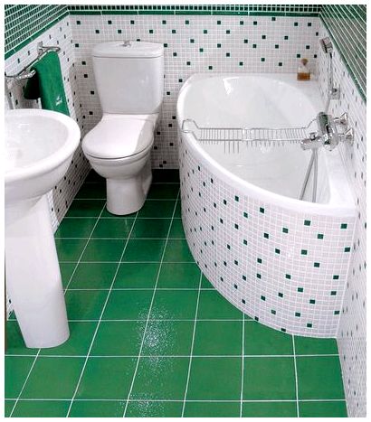 Полы и стены в ванных комнатах